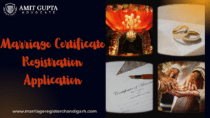 Marriage Certificate Registration Application