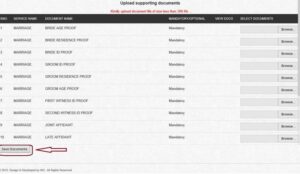 Marriage Certificate Registration Application