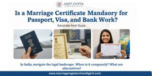 Is a Marriage Certificate Mandatory for Passport, Visa, and Bank Work?
