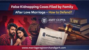 False Kidnapping Cases Filed by Family After Love Marriage – How to Defend?